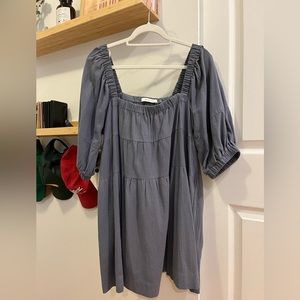 Blue Babydoll Dress by Mustard Seed